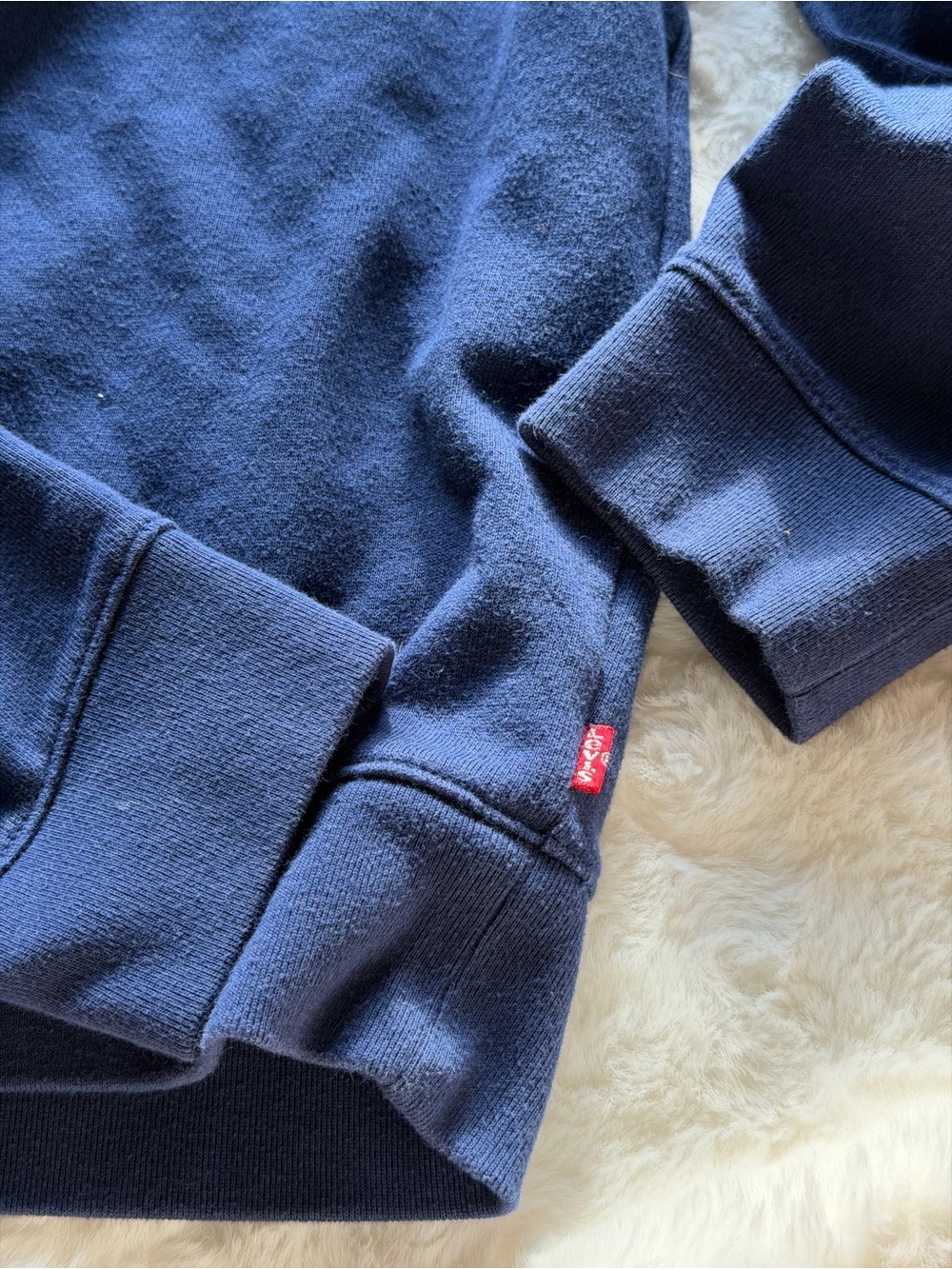 Levi's Navy Logo Sweatshirt - Navy with Red & White Accent - Picture 4 of 5